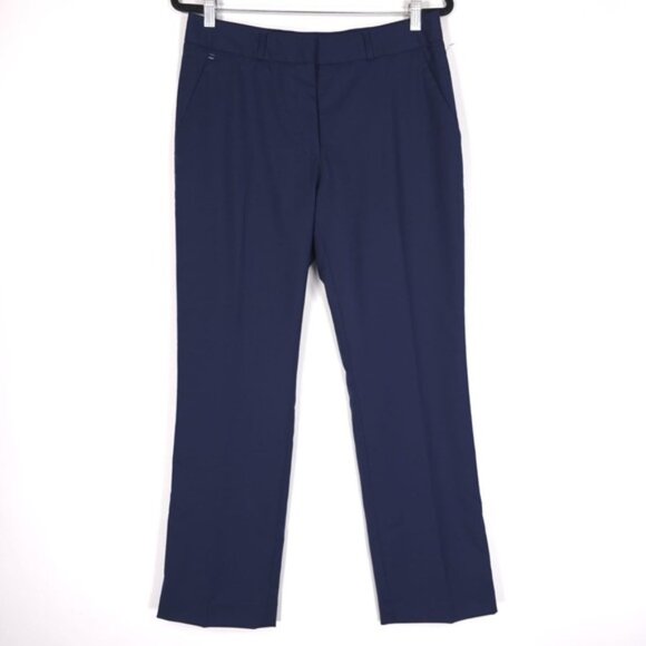 NWOT Alaska Airlines Luly Yang WOOL Blend Navy Trouser Pants 300001 Size 08 RG - Picture 1 of 13
